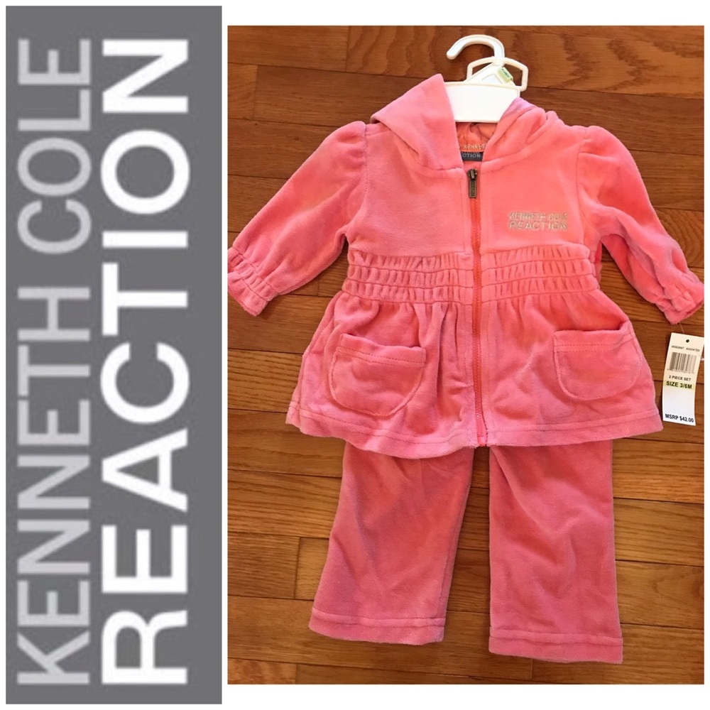 💕New Kenneth Cole Reaction Baby Girls Track Suit